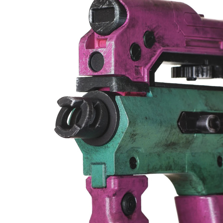 Rebeccas SMG TKI 20 Replica Prop From Cyberpunk 2077 By Blasters4Masters 10
