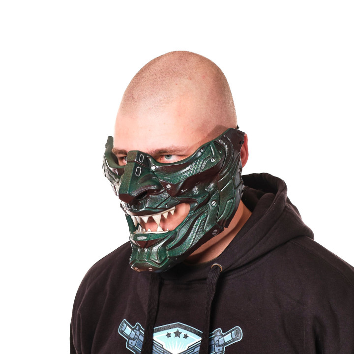 Tetsumori Oni Mask Cyberpunk