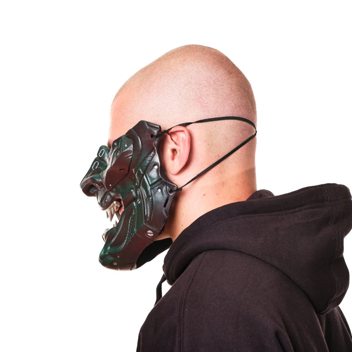 Tetsumori Oni Mask Cyberpunk