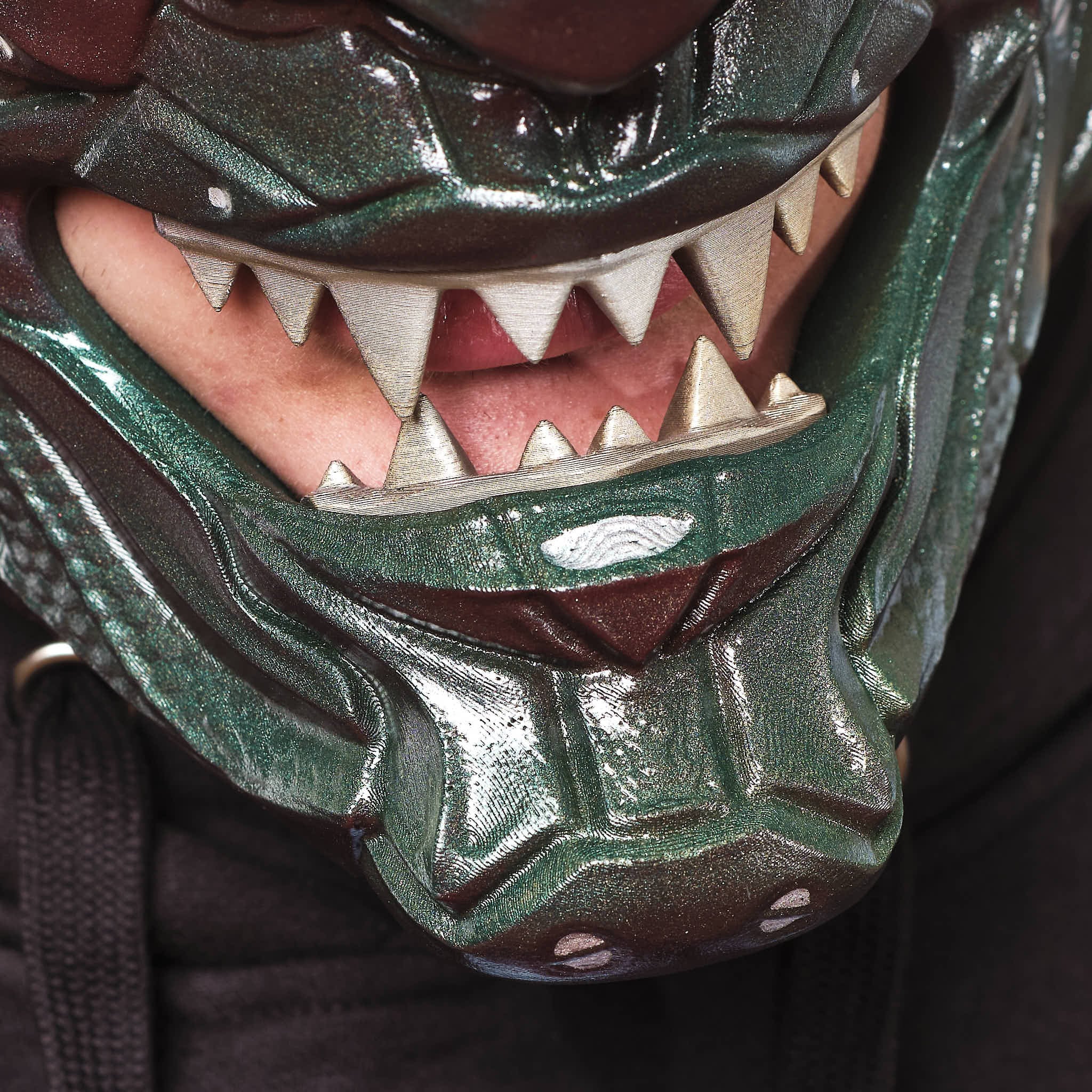 Tetsumori Oni Mask Cyberpunk