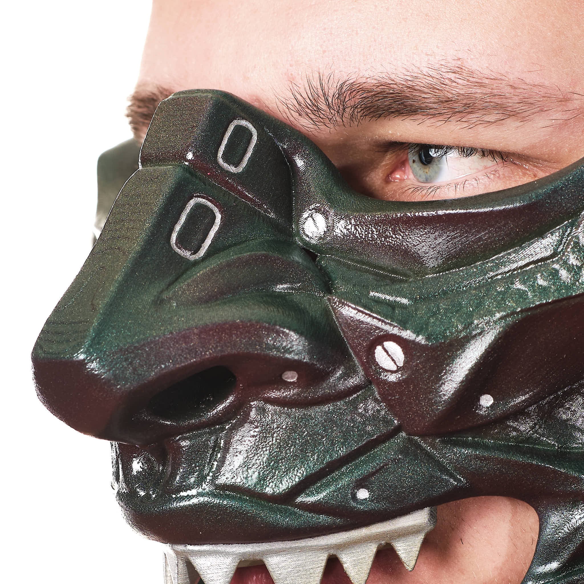 Tetsumori Oni Mask Cyberpunk