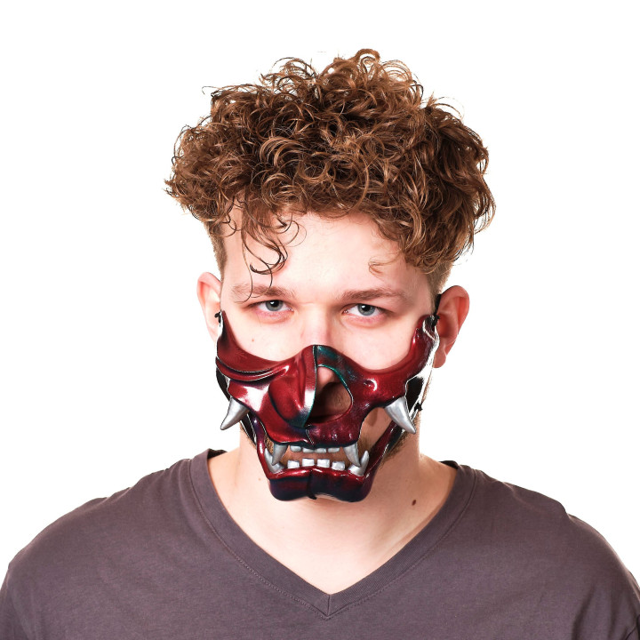 Oni Skull Face Mask