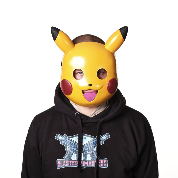 Pikachu mask replica prop by Blasters4Masters