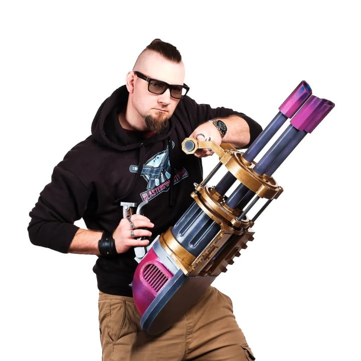 Jinx Pow-Pow Minigun – Arcane League of Legends