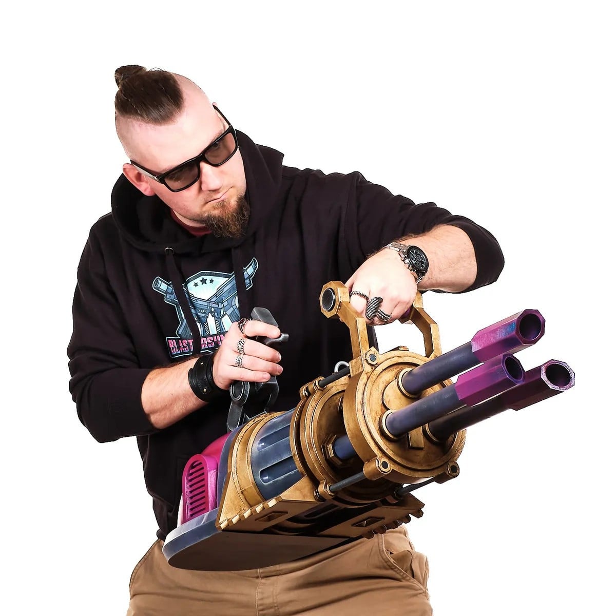 Jinx Pow Pow Minigun Replica Prop From Arcane League Of Legends By Blasters4Masters 1