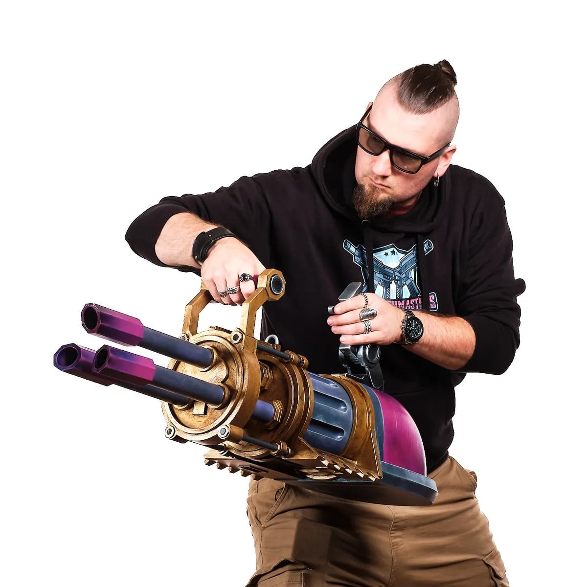 Jinx Pow Pow Minigun Replica Prop From Arcane League Of Legends By Blasters4Masters 3