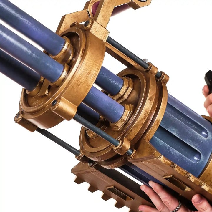 Jinx Pow Pow Minigun Replica Prop From Arcane League Of Legends By Blasters4Masters 10