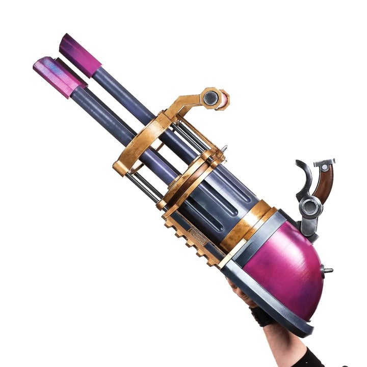 Jinx Pow Pow Minigun Replica Prop From Arcane League Of Legends By Blasters4Masters 6