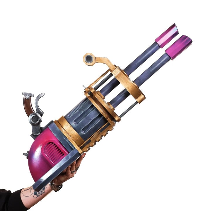 Jinx Pow Pow Minigun Replica Prop From Arcane League Of Legends By Blasters4Masters 7