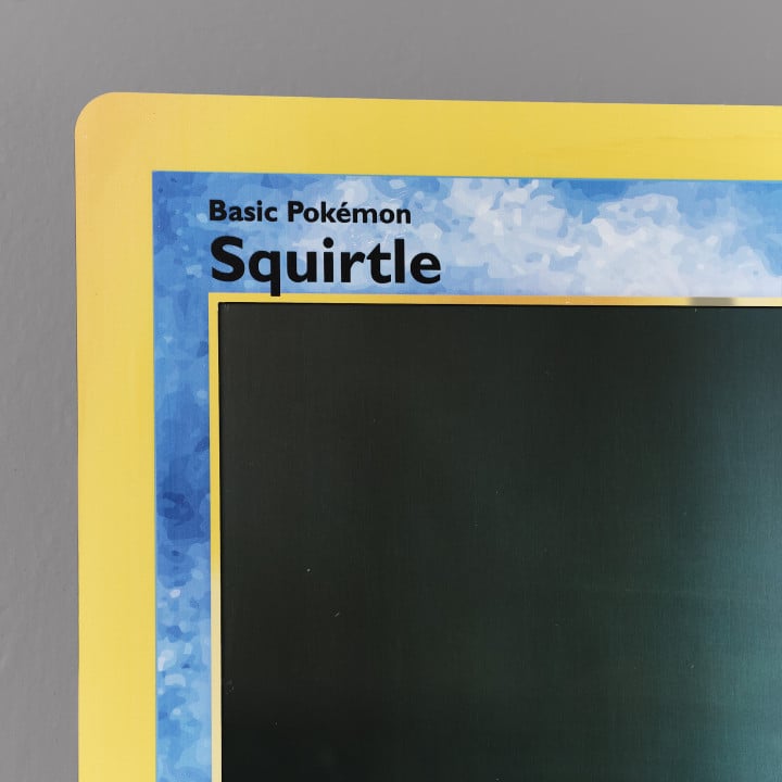 Squirtle wall art mirror replica prop from Pokemon world by Blasters4Masters