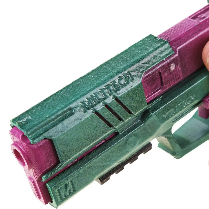 Rebeccas Pistol Replica Prop From Cyberpunk 2077 By Blasters4Masters 8