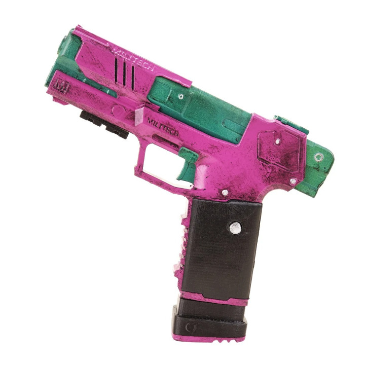 Rebeccas Pistol Inverted Replica Prop From Cyberpunk 2077 By Blasters4Masters 8