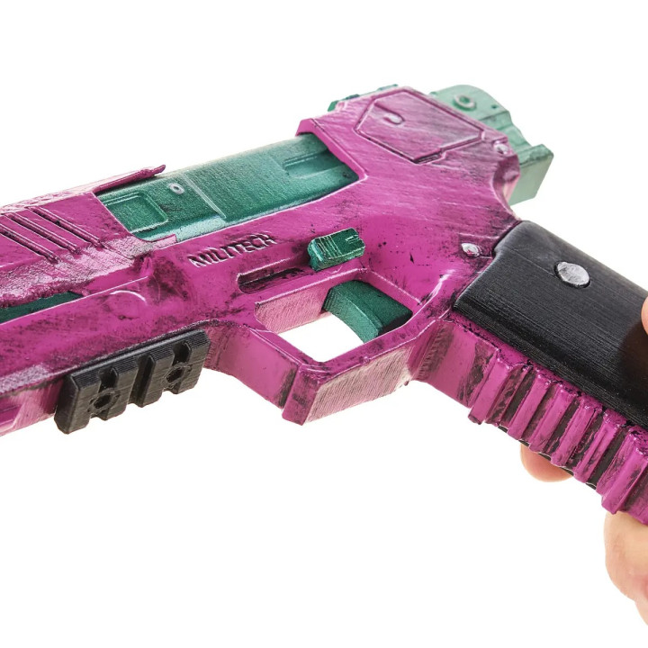Rebeccas Pistol Inverted Replica Prop From Cyberpunk 2077 By Blasters4Masters 3