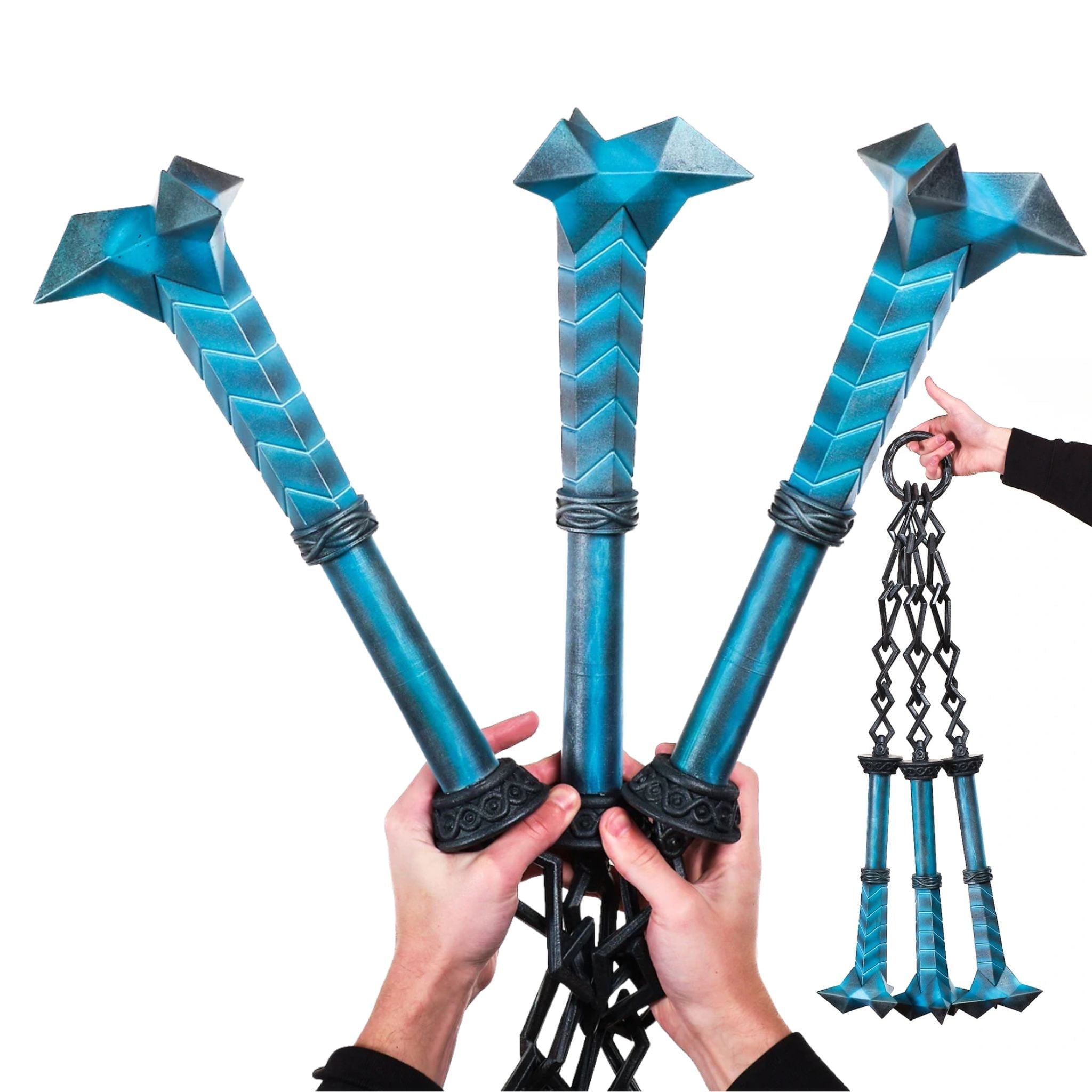 Cerberus Ice Nunchaku Replica Prop From Devil May Cry By Blasters4Masters 2
