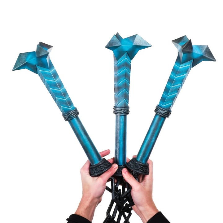Cerberus Ice Nunchaku Replica Prop From Devil May Cry By Blasters4Masters 7