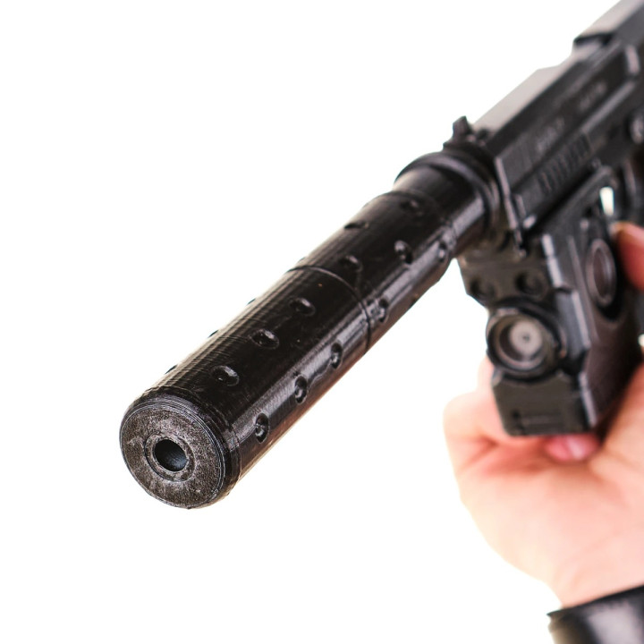 HK MK23 SOCOM Suppressed Replica Prop From Metal Gear Solid By Blasters4Masters 9