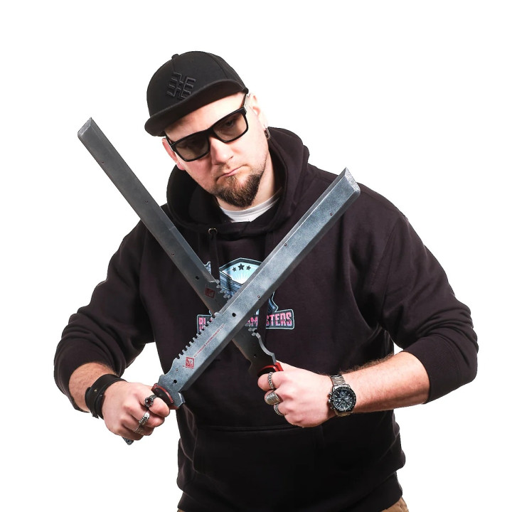 Sundowners Dual Machetes Replica Prop From Metal Gear Rising Revengeance By Blasters4Masters 9