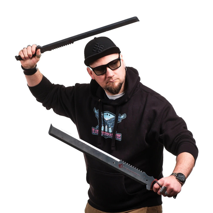 Sundowners Dual Machetes Replica Prop From Metal Gear Rising Revengeance By Blasters4Masters 10