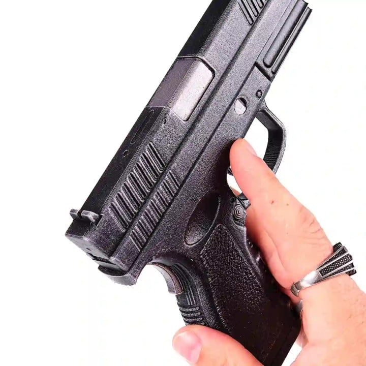Black Tail Pistol Replica Prop From Resident Evil 4 Remake By Blasters4Masters 5