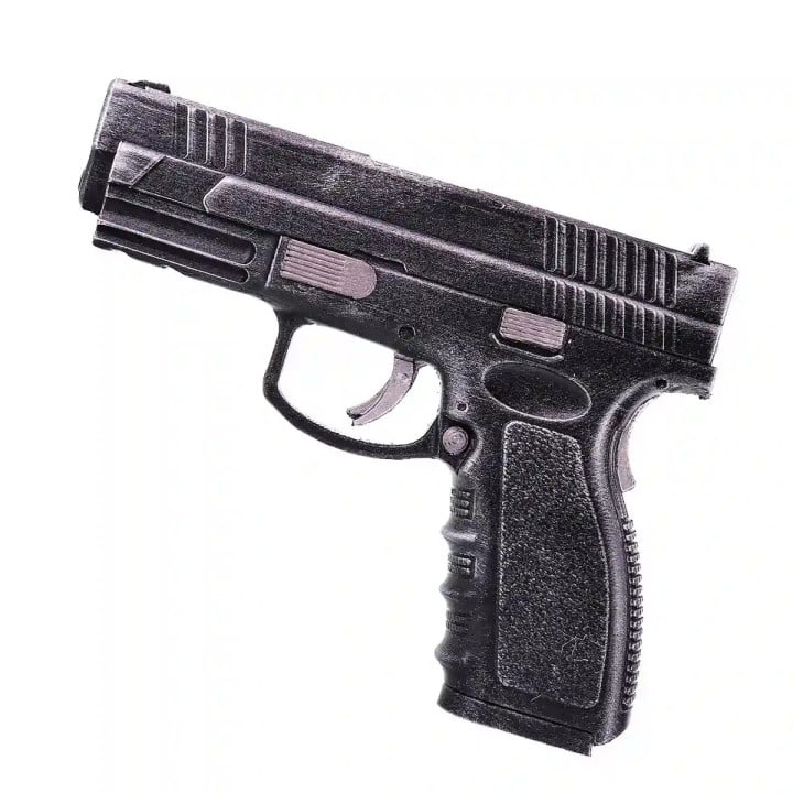 Black Tail Pistol Replica Prop From Resident Evil 4 Remake By Blasters4Masters 8