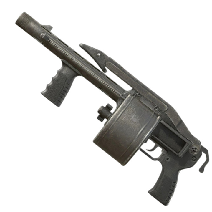 Striker Shotgun Prop Replica from Resident Evil 4 Remake by Blasters4Masters