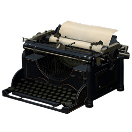 Typewriter Save Machine Prop Replica from Resident Evil 4 Remake by Blasters4Masters
