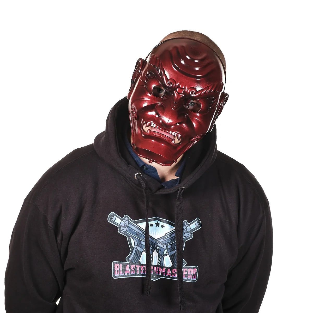 Oni Mask Red Angry Guy Prop By Blasters4Masters 4