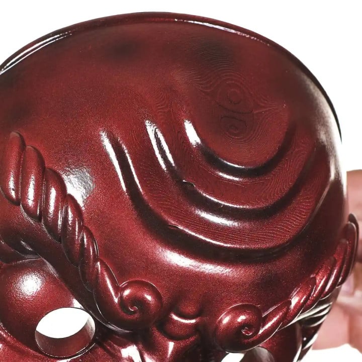 Oni Mask Red Angry Guy Prop By Blasters4Masters 9