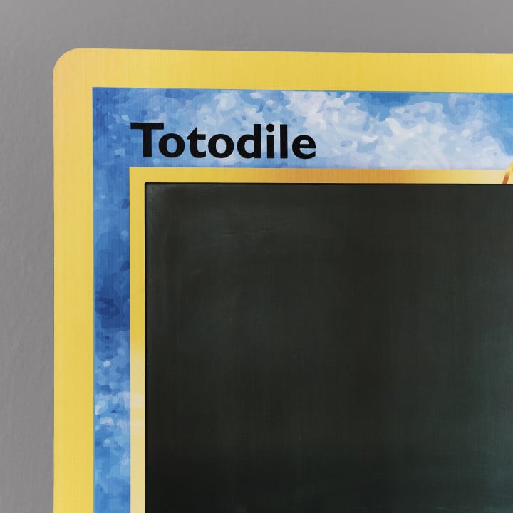 Totodile wall art mirror replica prop from Pokemon world by Blasters4Masters