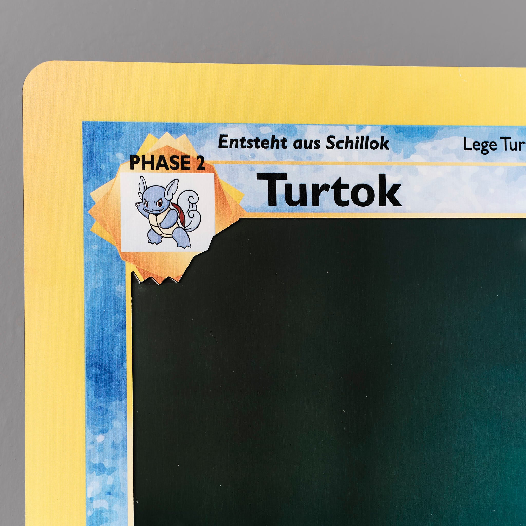 Turtok wall art mirror replica prop from Pokemon world by Blasters4Masters
