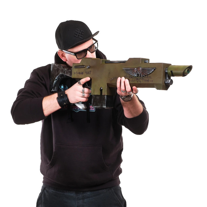 Lasgun Replica Prop From Warhammer 40K By Blasters4Masters 1