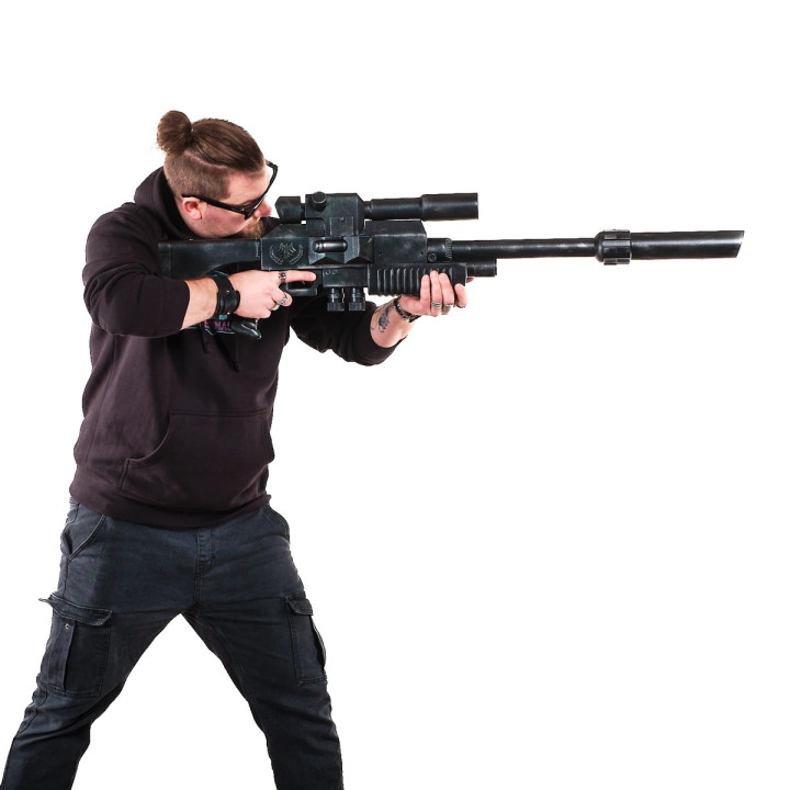Sniper Rifle Replica Prop From Warhammer 40K By Blasters4Masters