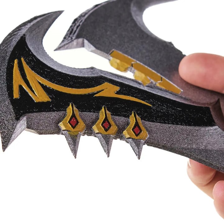Draven Axe Replica Prop From League Of Legends By Blasters4Masters 5
