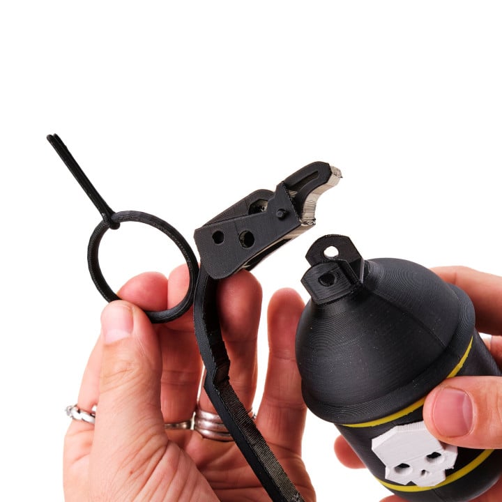 G6 Frag Grenade replica prop from Helldivers 2 by Blasters4Masters