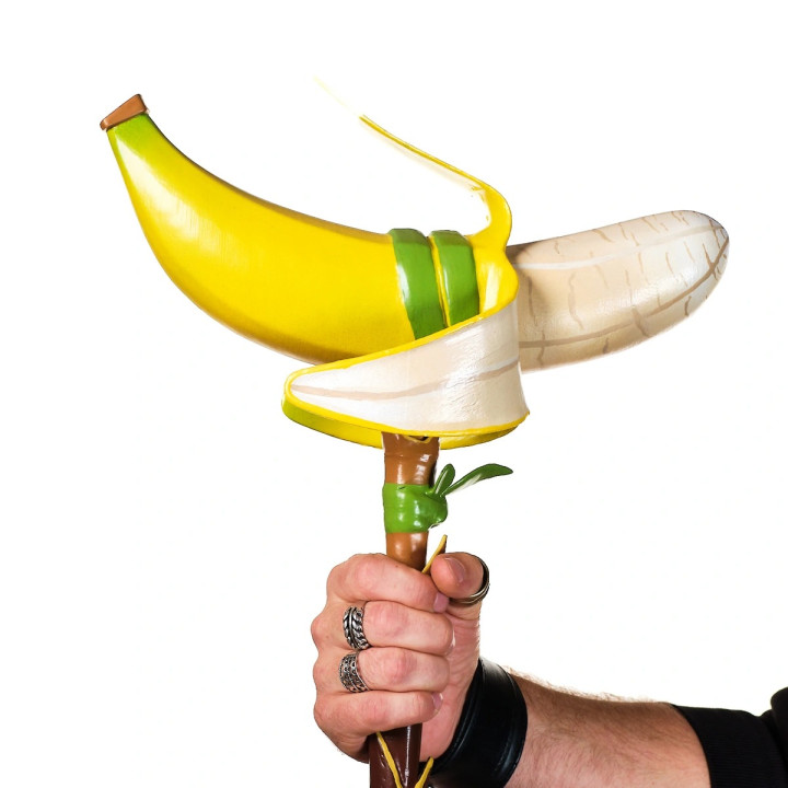 Peely Pick Pickaxe Replica Prop From Fortnite By Blasters4Masters 5