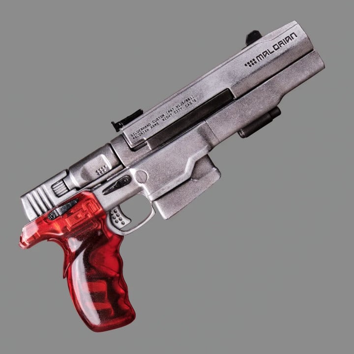 Malorian Arms 3516 – Johnny Silverhands Pistol Replica Prop From Cyberpunk 2077 By Blasters4Masters 12