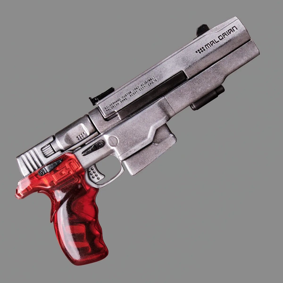 Malorian Arms 3516 – Johnny Silverhands Pistol Replica Prop From Cyberpunk 2077 By Blasters4Masters 12