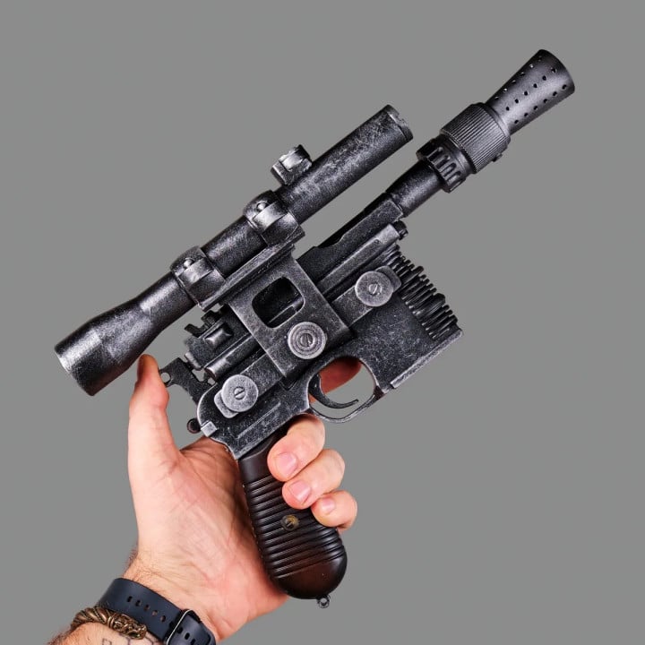 Han Solo DL 44 Blaster PREMIUM EDITION Replica Prop From Star Wars By Blasters4Masters 1