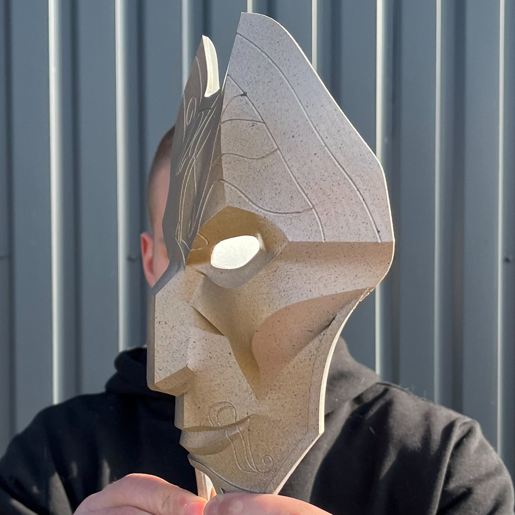 Jhin mask from LOL replica by Blasters4Masters