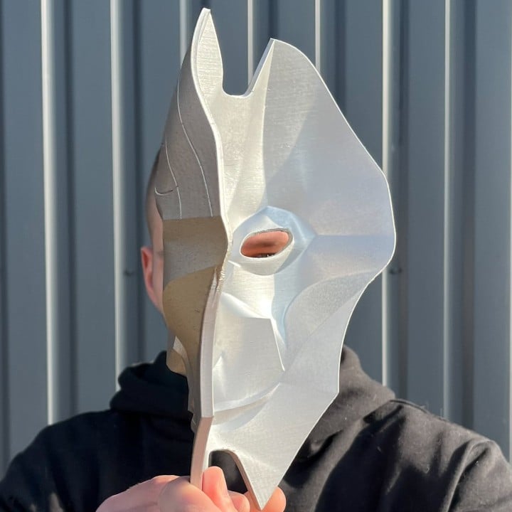 Jhin mask from LOL replica by Blasters4Masters